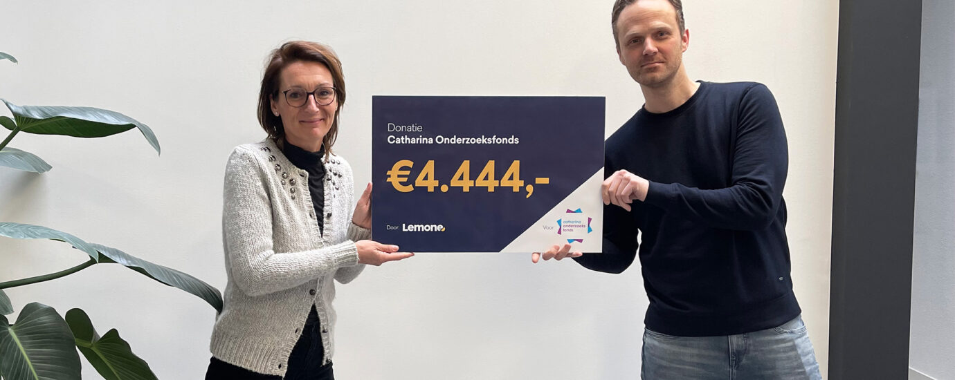 Catharina Onderzoeksfonds donatie door Lemone