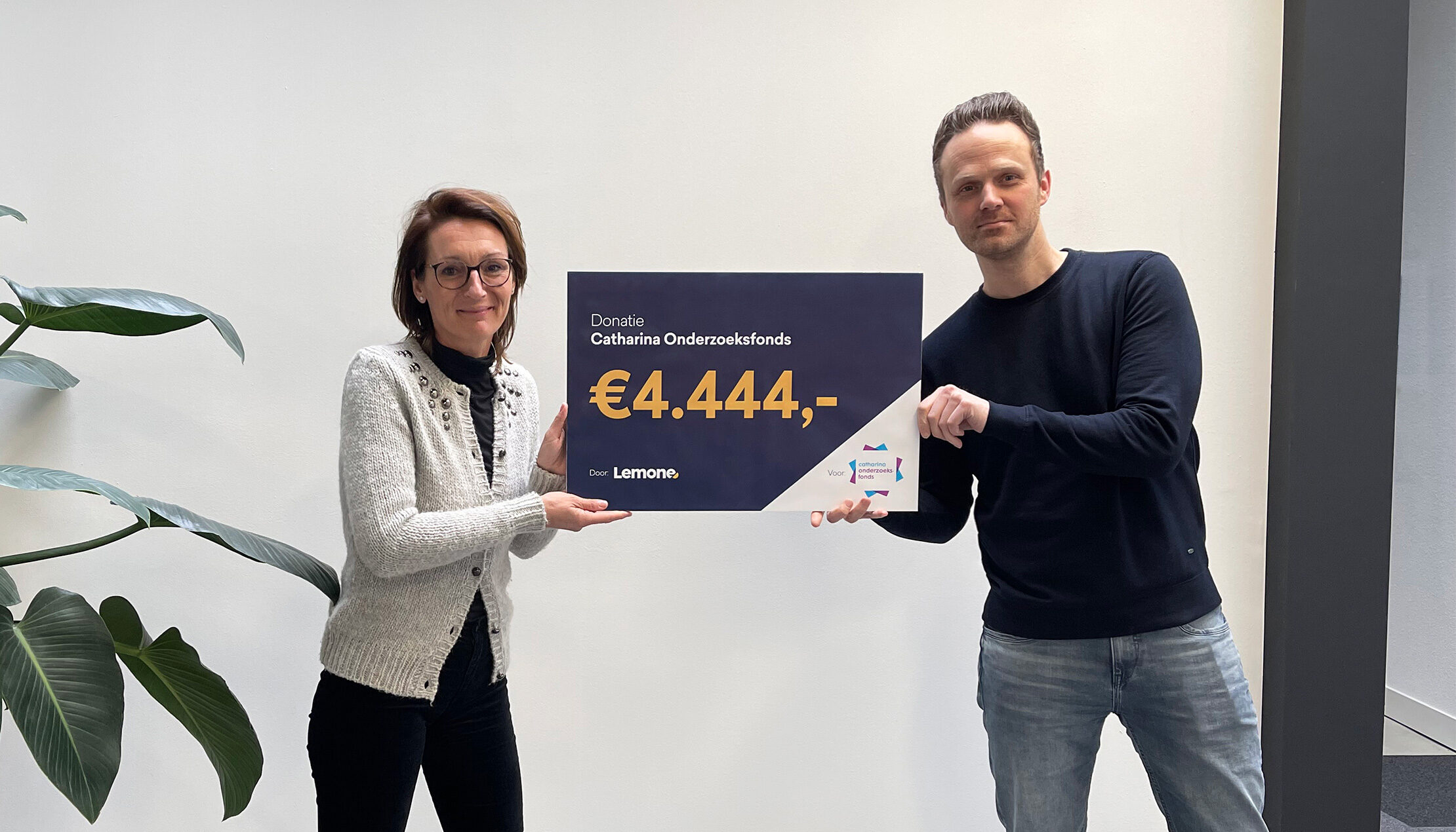 Catharina Onderzoeksfonds donatie door Lemone