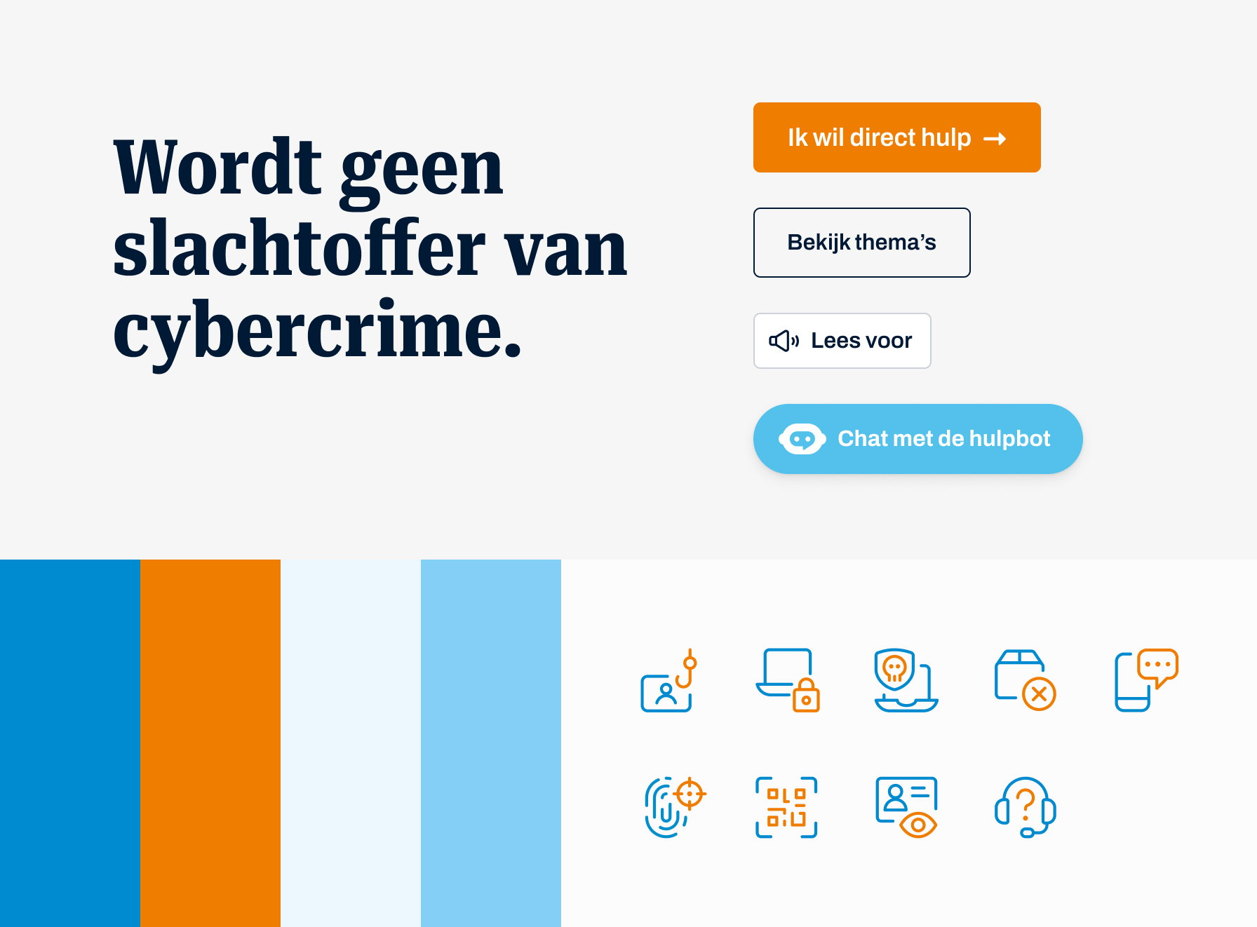 samenvoegsel van componenten van de hack helpdesk website